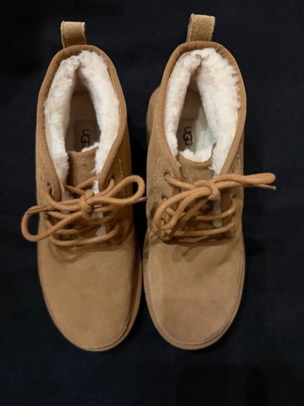UGG Neumel Heritage Suede NEW No Tags or Box Chestnut Sze 10 Warm Comfort Chukka